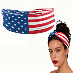 Wuhetyo front view showing flag and star pattern for instant patriotic flair