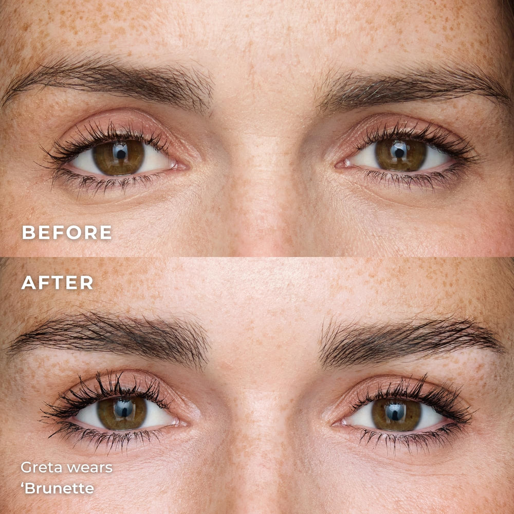 WUNDERBROW close-up of Classic tip demonstrating thicker, natural strokes