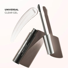 WUNDERBROW lifestyle model with groomed brows showing natural, flexible hold