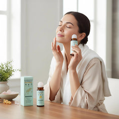 WVJIGE lifestyle bathroom setup showing relaxing self-care ritual benefit