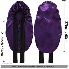 Wzl Wlg satin close-up showing smooth texture that reduces frizz