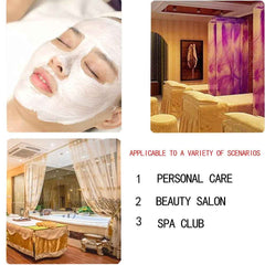 WZLL.SLSP wrap used in a home spa setting for enhanced mask results