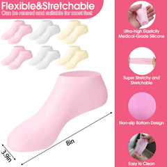 XANGNIER lifestyle image relaxing on sofa while treating feet