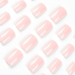 XCREANDO baby pink in hand scale showing realistic fit and natural look