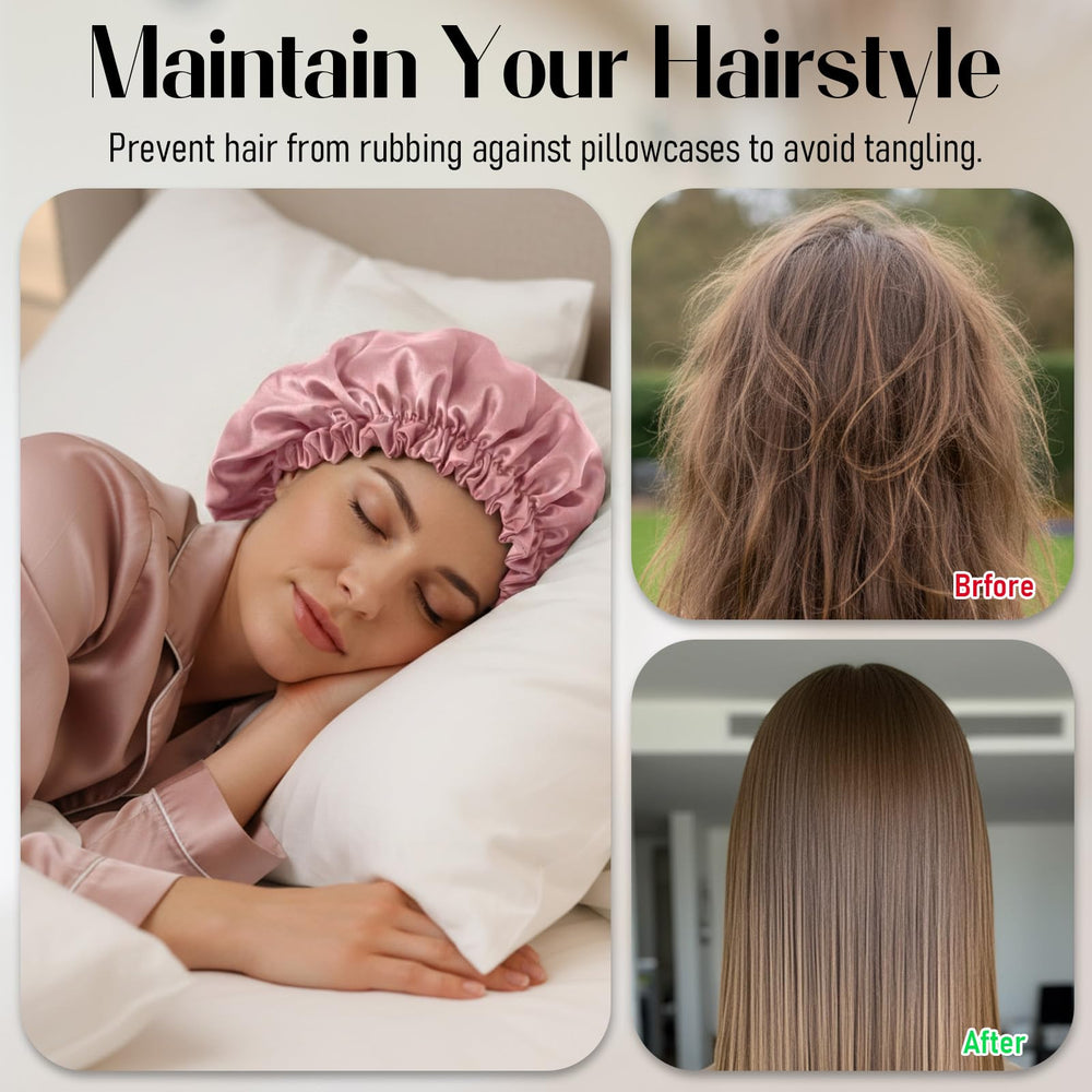 Xelsluthe shown on model sleeping comfortably protecting edges and curls