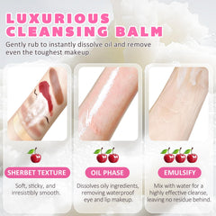 XIAMOFUZHOU in-use removing mascara from skin, shows effective gentle makeup removal