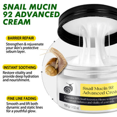 XIAMOFUZHOU ingredient label close-up highlighting 92% snail mucin for transparency benefit