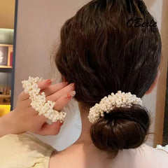 Xiangwenlan close-up of pearl cluster showing bead detail and polished look benefit