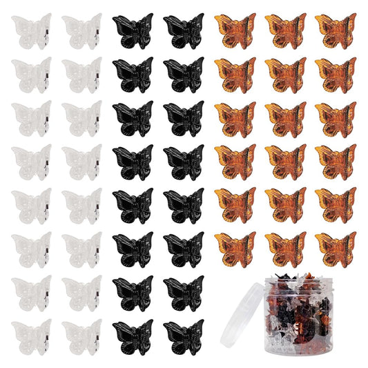 XIEHE front packaging showing colorful butterfly clips and quantity benefit