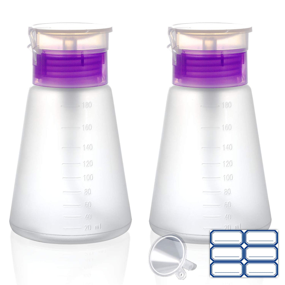 XILAZAB two purple bottles front view showing compact pack and color for organized storage