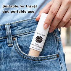 XINGXYUEL compact next to sunglasses showing scale and travel-friendly convenience