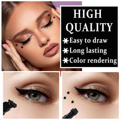XINGXYUEL stamp in use on eyelid closeup showing consistent motif placement and quick application