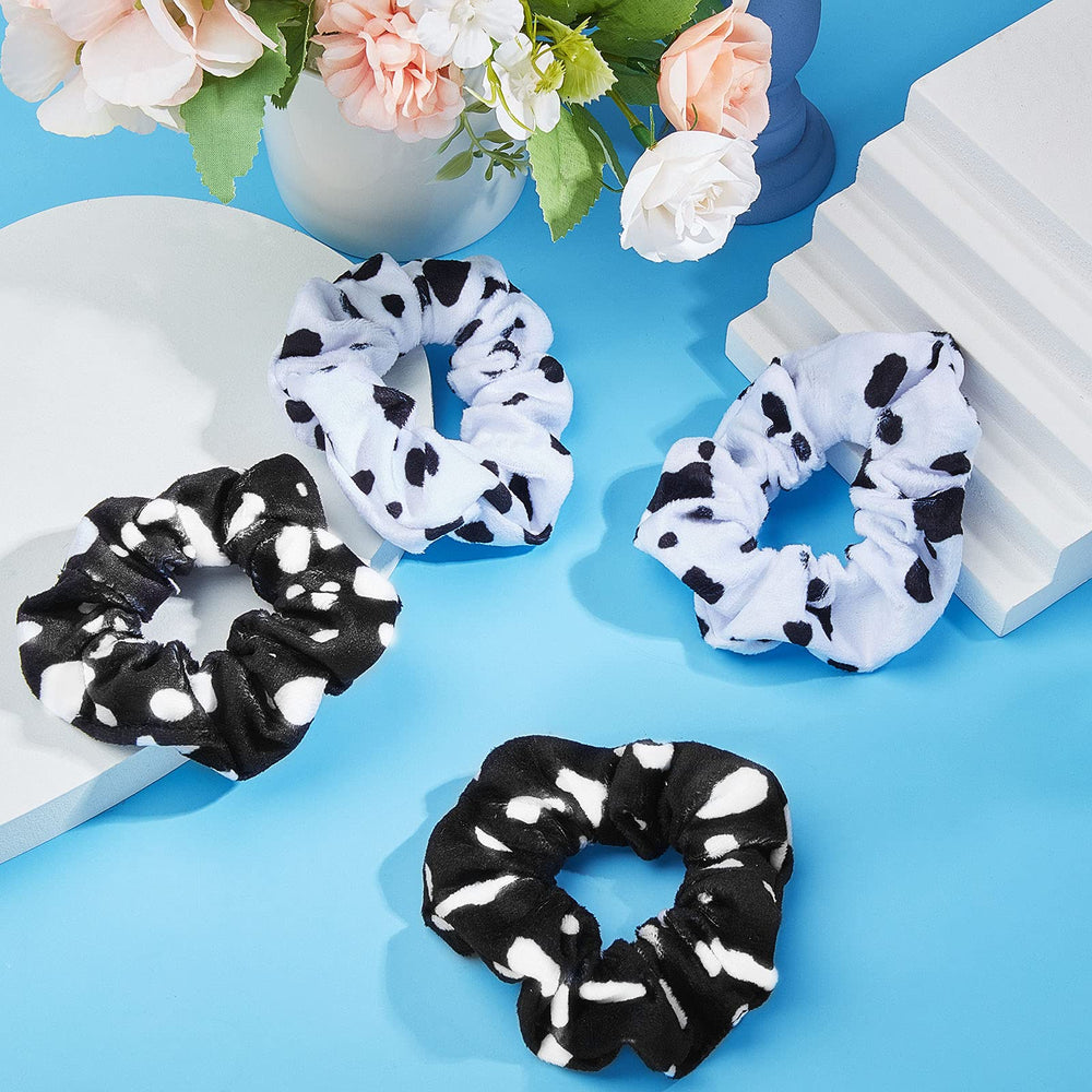 Xinnun scrunchie interior showing elastic core, ensures comfortable secure hold