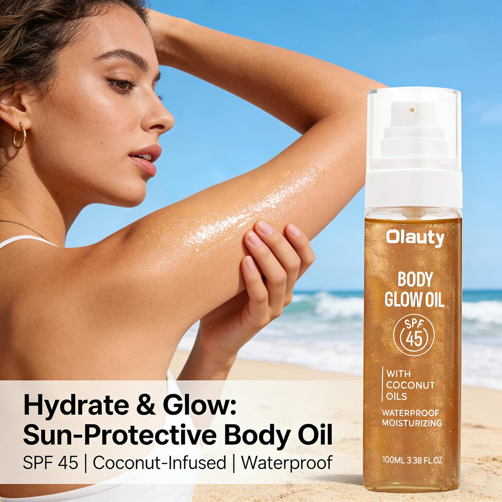 Xiuxixu ingredient oils flatlay showing coconut and macadamia moisturizing benefit
