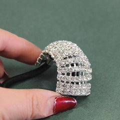 Xiwstar used in a bun showing decorative sparkle for formal looks
