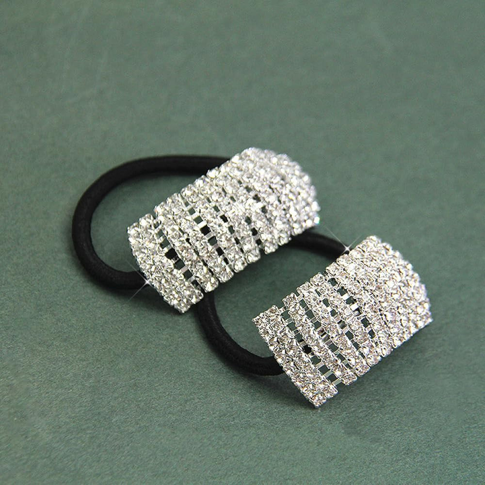 Xiwstar scrunchie texture showing elastic core and gentle hair hold benefit