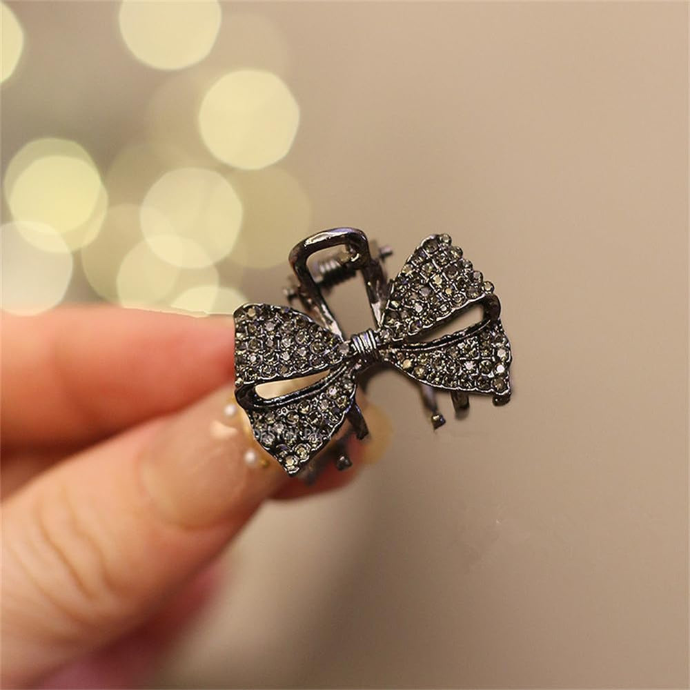Xiwstar two clips laid flat, highlights matching set and polished finish