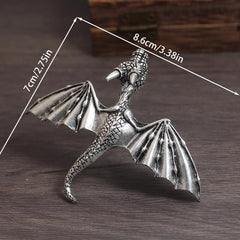 XJYHDY dragon clip next to ruler for scale and sizing clarity