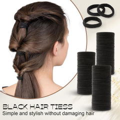 XLQXLYXXY compact hair ties stored in gym bag for convenience