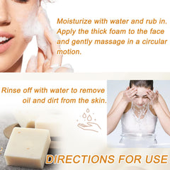 XMXueMei soap beside coin showing compact size and easy packing benefit