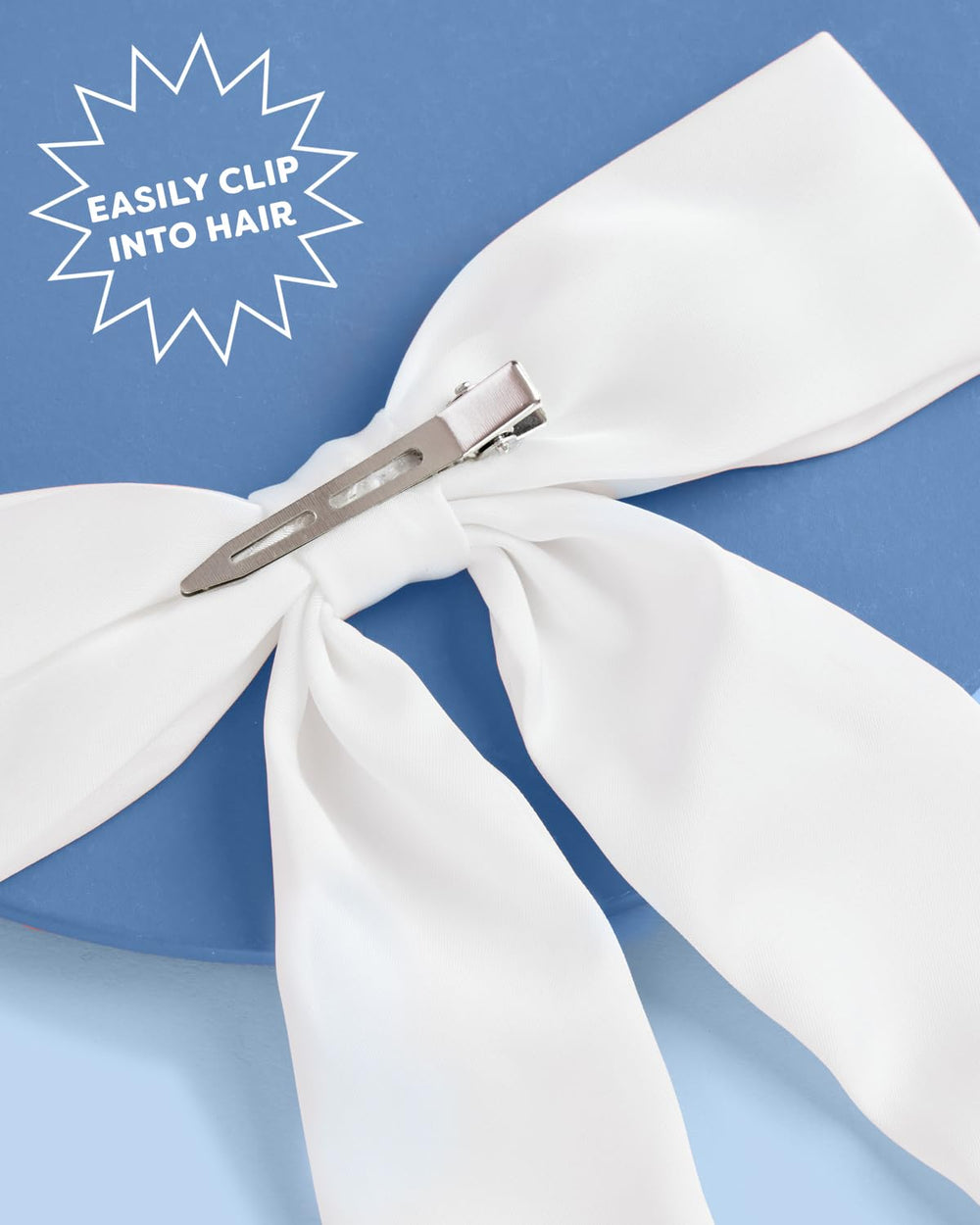 xo, Fetti heavy-duty metal clip detail for secure all-night hold