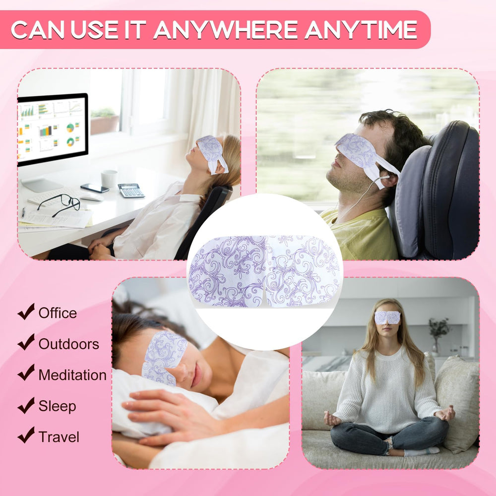 XPCARE mask worn on airplane seat to show travel use and soothing comfort