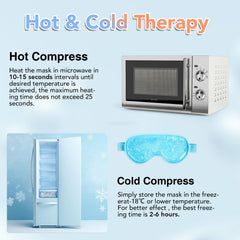 XPCARE mask heated on microwave plate showing warm compress convenience