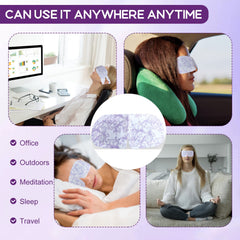 XPCARE mask on model relaxing to show calming warm use