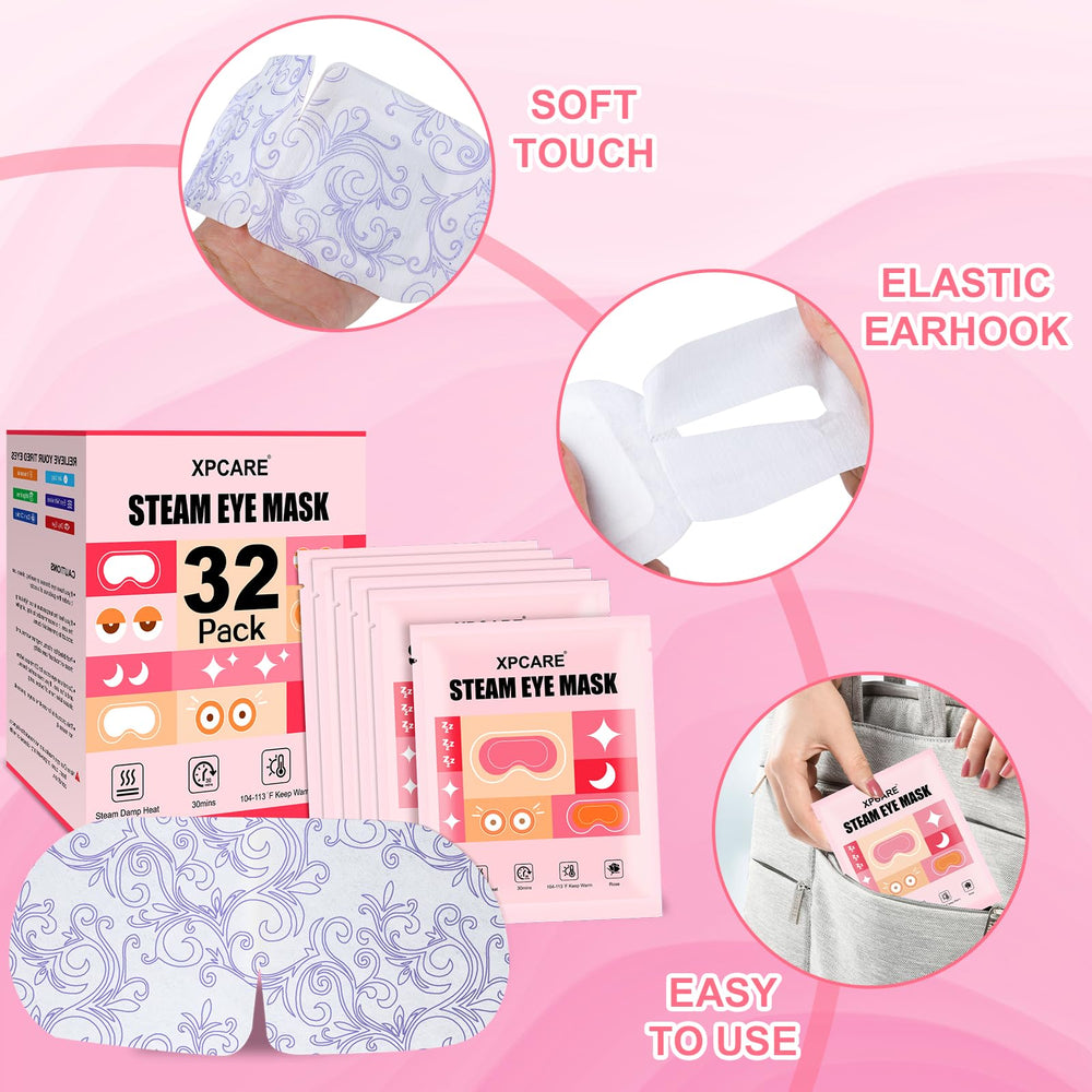 XPCARE package beside common items to show 32-pack size and portability