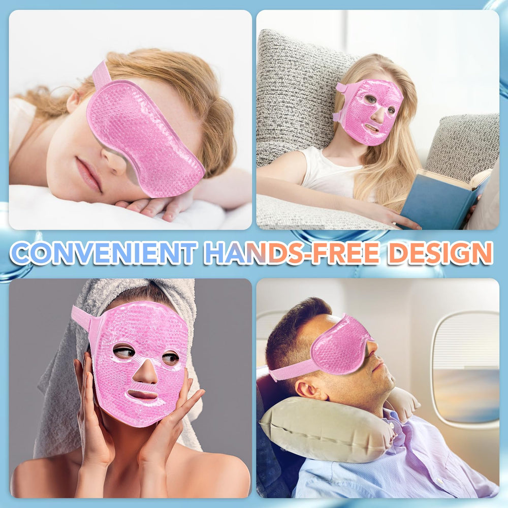 XPCARE masks packed in travel bag for on-the-go relief and convenience