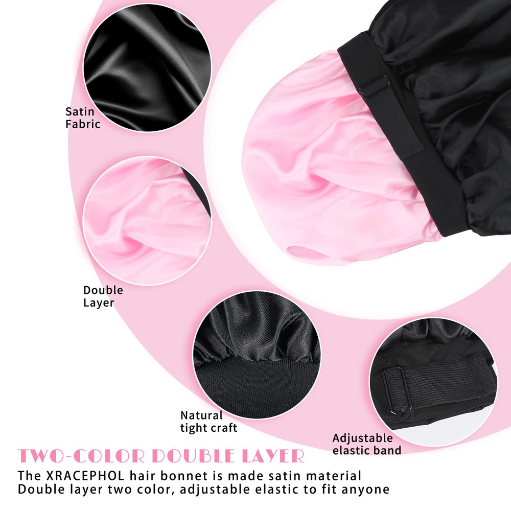 XRACEPHOL adjustable drawstring and elastic detail for secure comfortable overnight fit