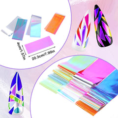 Xthrotsenk array of gradient colors on sheets illustrating diverse rainbow choices
