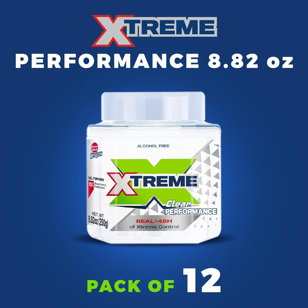 Xtreme applied by man styling hair demonstrating long-lasting control