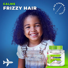 Xtreme styled sleek hair demonstrating long-lasting shine benefit