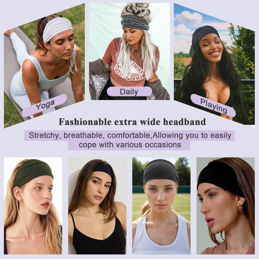 XTREND headband folded narrow for workout or makeup prep convenience