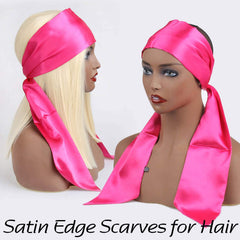 XTREND scarf tied into bow at neck showing fashionable multiuse accessory