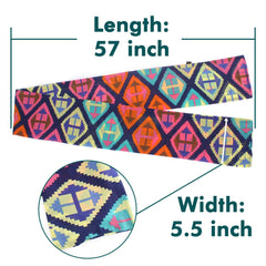 XTREND scarf wrapped around head holding lace edges for neat finish