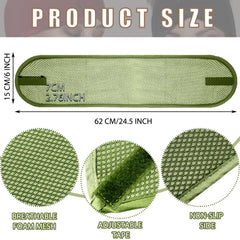 Xuhal close-up of foam mesh texture highlighting breathable comfort and elasticity