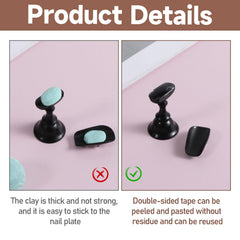 Xyembu tweezers lifting a tab for precise placement and clean application