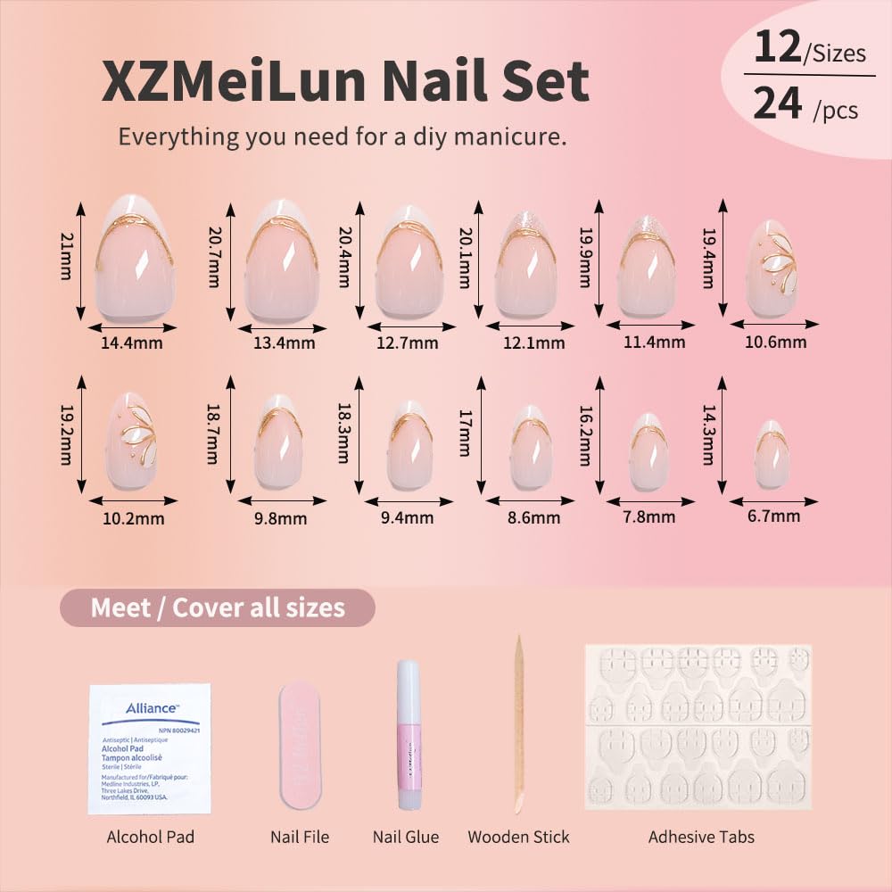 XZMeiLun glossy gel finish detail revealing shine and durable-looking surface for long wear