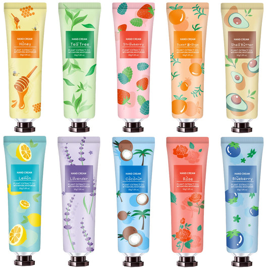 YAERZI front packaging showing ten colorful mini tubes and gifting appeal