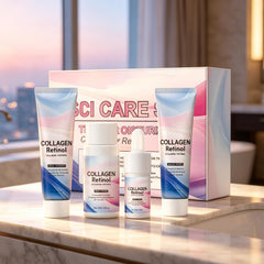 YAFUSIPE travel set front packaging showing compact bottles and labels