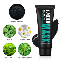 YAFUSIPE model applying mask to nose for targeted pore clearing benefit