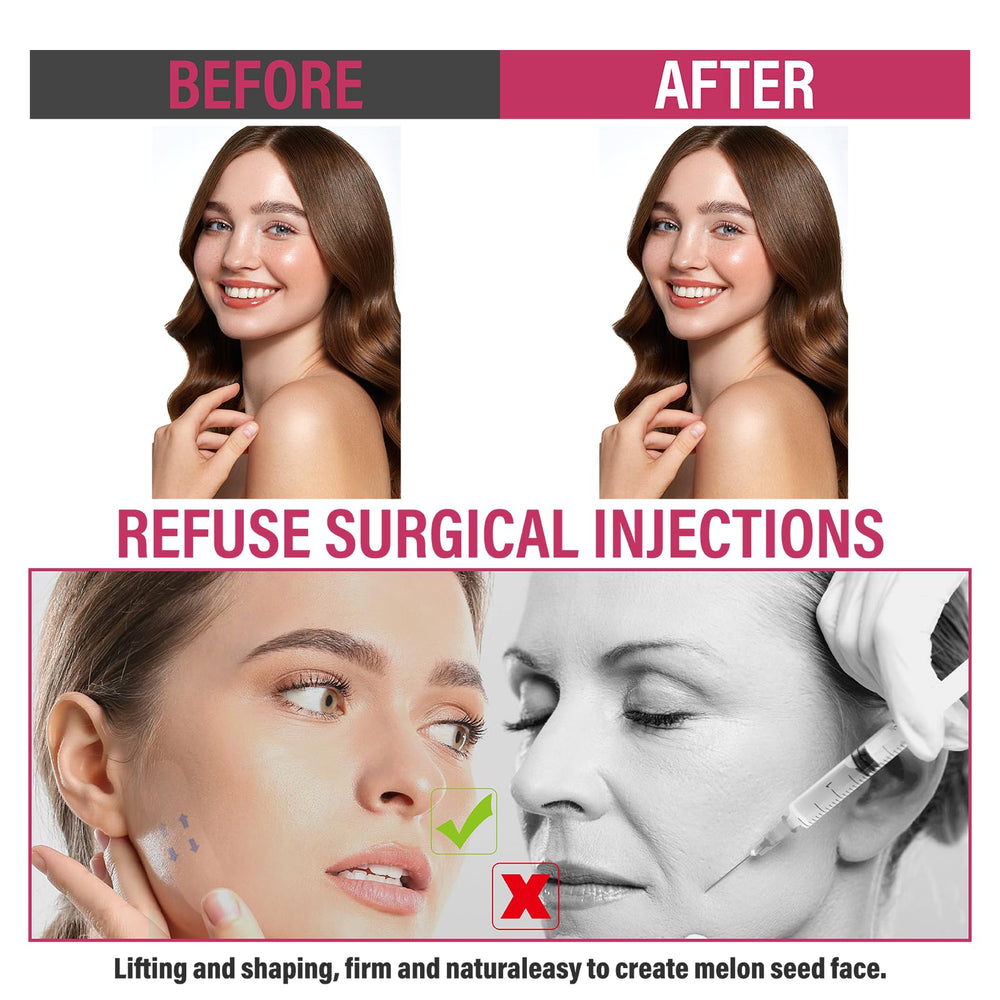 YAGUVI tape pulled for lift illustrating immediate contouring benefit