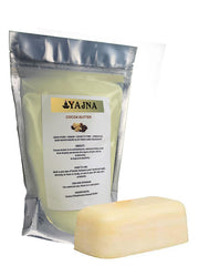 Yajna cocoa butter applied to elbow demonstrating softening effect