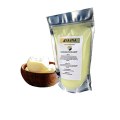 Yajna shea butter open jar creamy texture for easy blending