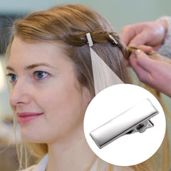 YALOJE clip holding a hair section demonstrating gentle grip benefit