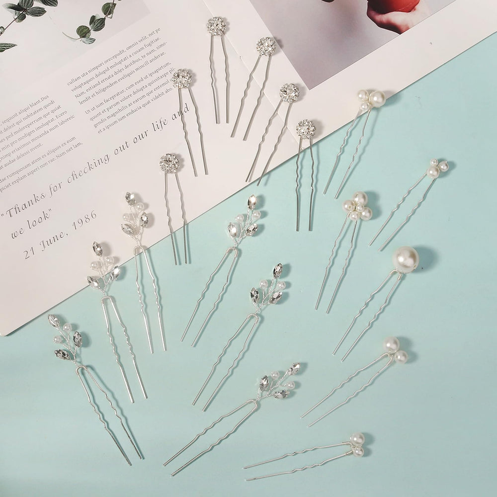 Yandino rhinestone branch closeup showing faceted sparkle that enhances updos with shine