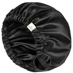 YANIBEST bonnet front view showing smooth satin and neat stitching benefit protection