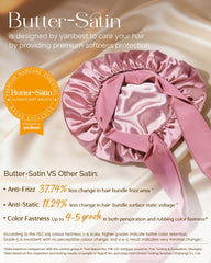 YANIBEST bonnet reversed to show both colors and versatile styling benefit